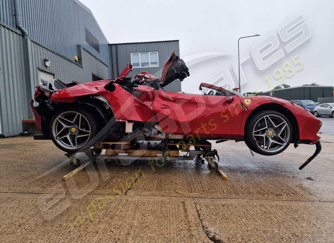 Ferrari F8 Tributo with 1,820 Miles, being prepared for breaking #6