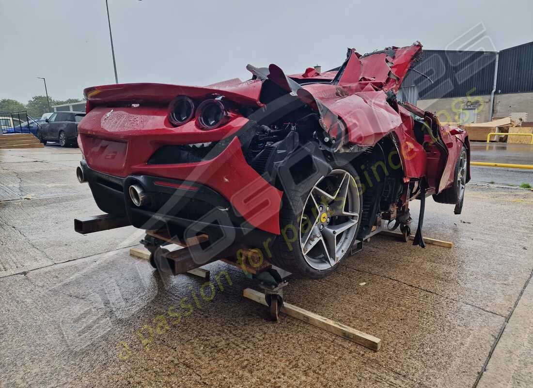 Ferrari F8 Tributo with 1,820 Miles, being prepared for breaking #5