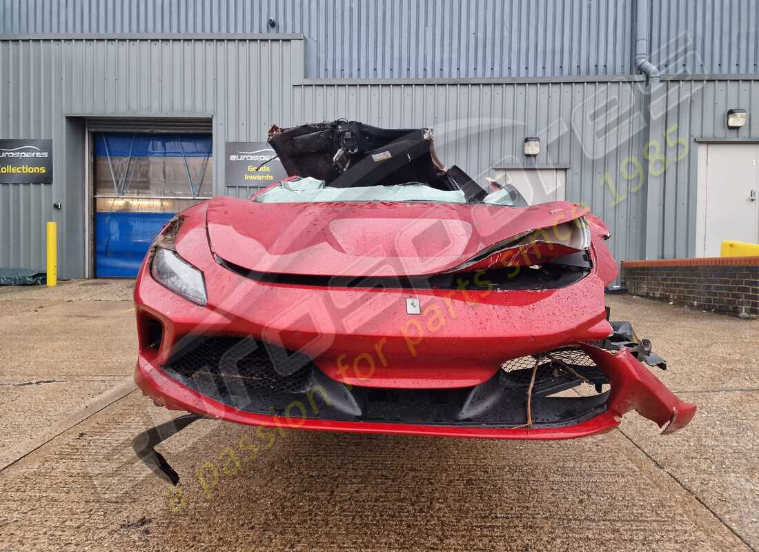 Ferrari F8 Tributo with 1,820 Miles, being prepared for breaking #8