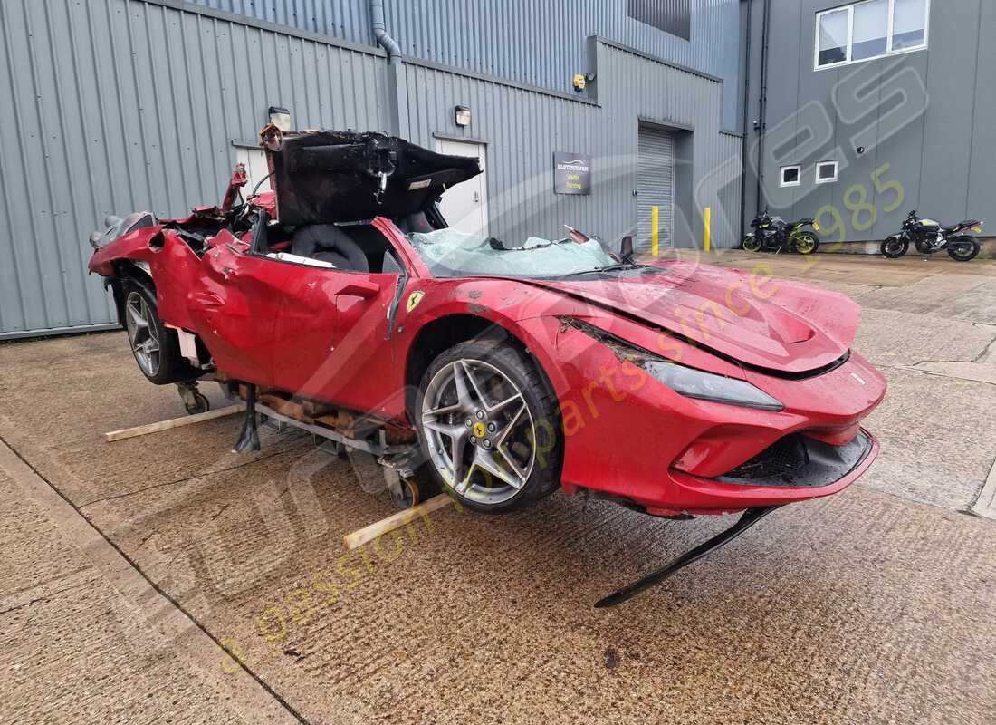 Ferrari F8 Tributo with 1,820 Miles, being prepared for breaking #7