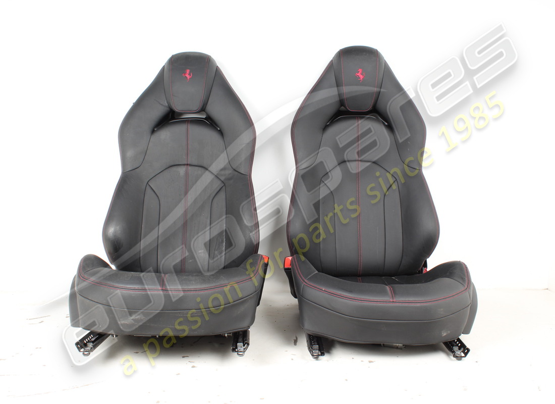 Used Eurospares Ferrari F8 Tributo PAIR OF SEATS part number EAP1453150