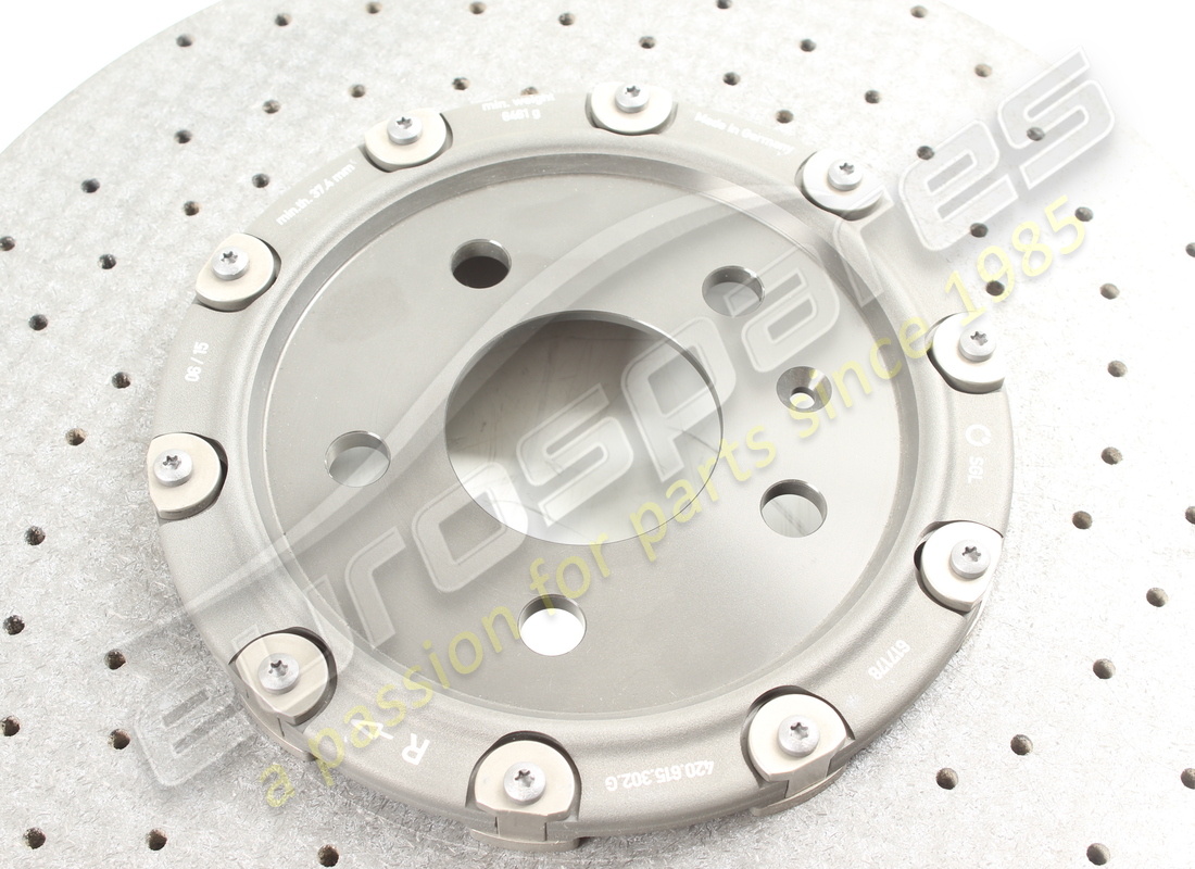 new lamborghini front brake disc ceramic ccp. part number 420615302g (3)