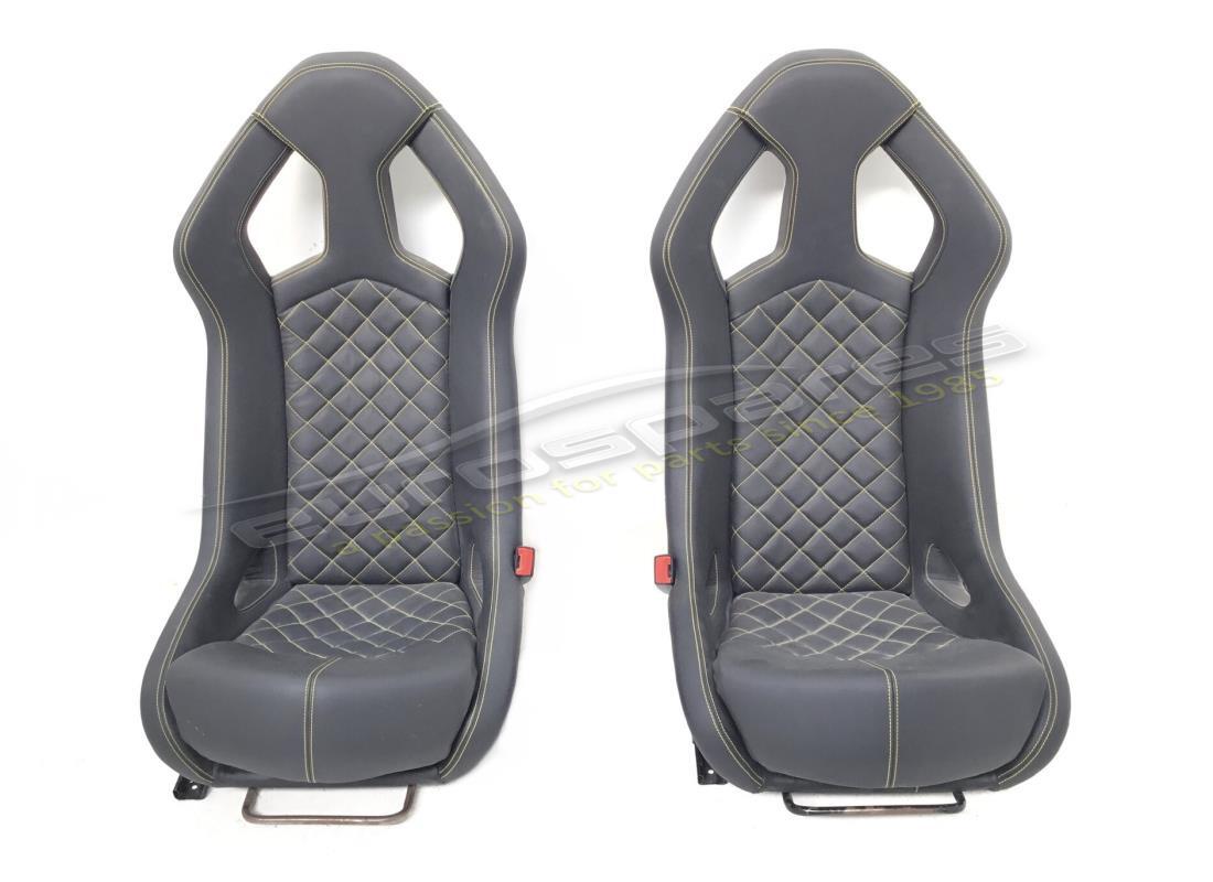 new (other) lamborghini lp 670 lhd front seats in black. part number 4790638929 (1)