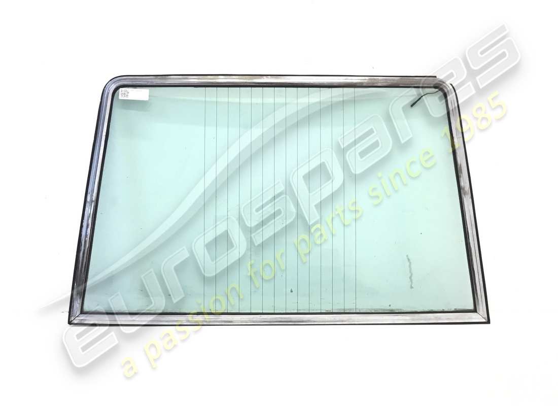 used lamborghini rear window blue-painted glass. part number 006718050 (1)