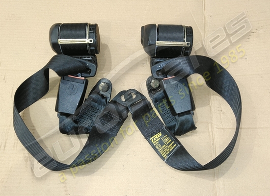 used ferrari rear safety belts set part number 64674500