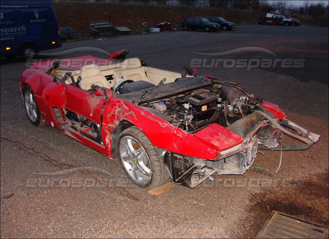 ferrari 355 (5.2 motronic) with 5,517 miles, being prepared for dismantling #9
