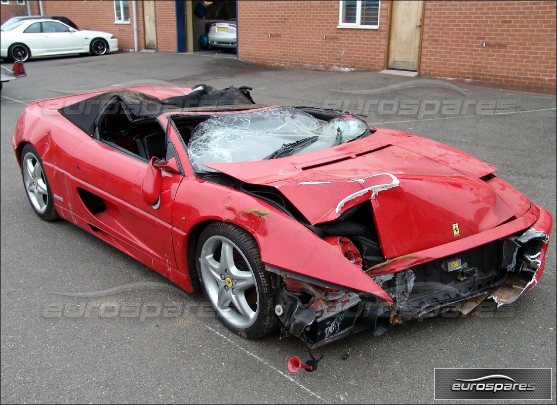ferrari 355 (5.2 motronic) with 15,431 miles, being prepared for dismantling #1