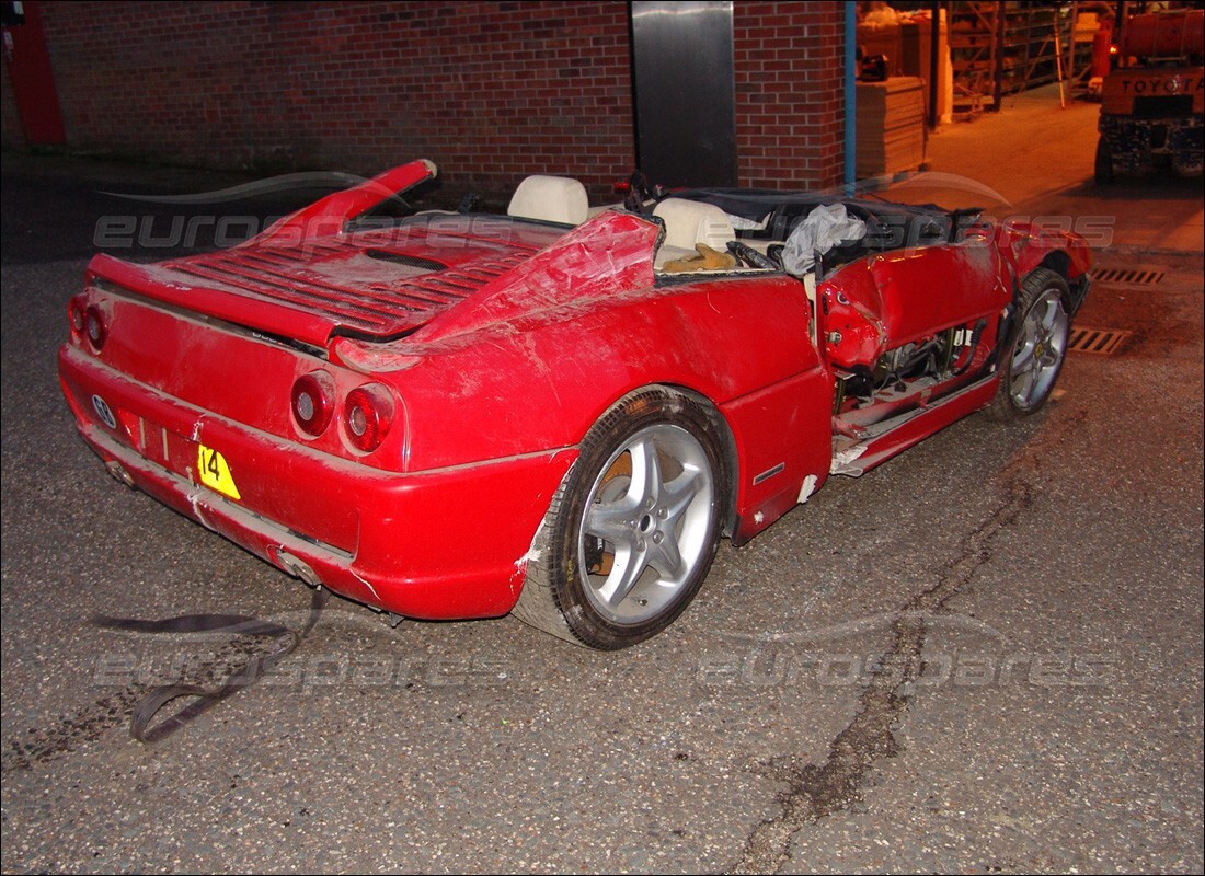 ferrari 355 (5.2 motronic) with 5,517 miles, being prepared for dismantling #6