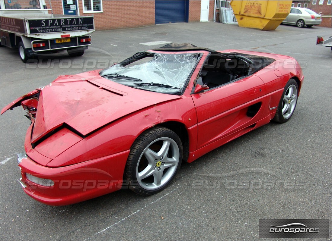 ferrari 355 (5.2 motronic) with 15,431 miles, being prepared for dismantling #5