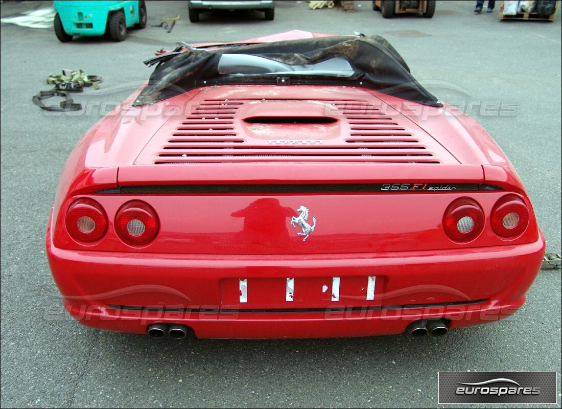 ferrari 355 (5.2 motronic) with 15,431 miles, being prepared for dismantling #2