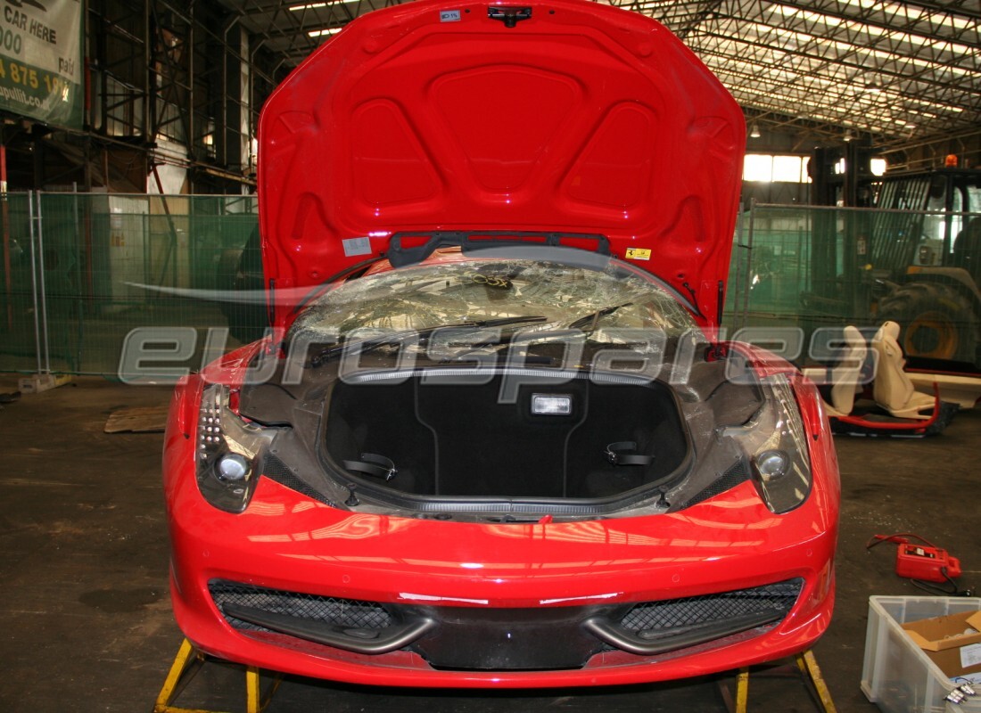 ferrari 458 spider (europe) with 2,200 miles, being prepared for dismantling #5