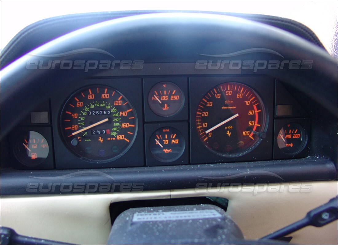 ferrari mondial 3.4 t coupe/cabrio with 26,262 miles, being prepared for dismantling #4