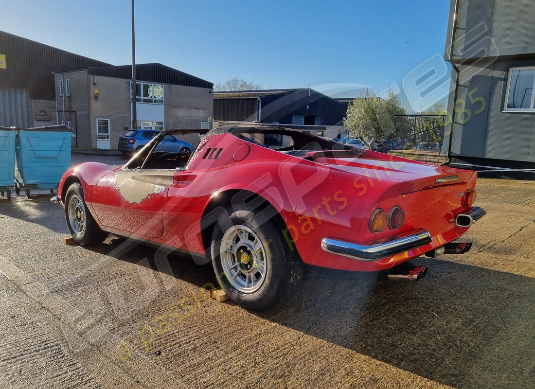 ferrari 246 dino (1975) with 58,145 miles, being prepared for dismantling #3