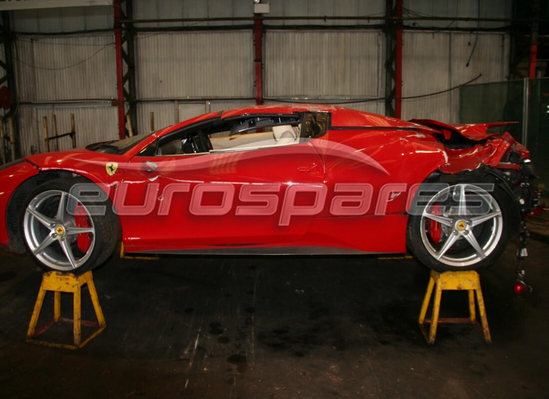 ferrari 458 spider (europe) with 2,200 miles, being prepared for dismantling #4