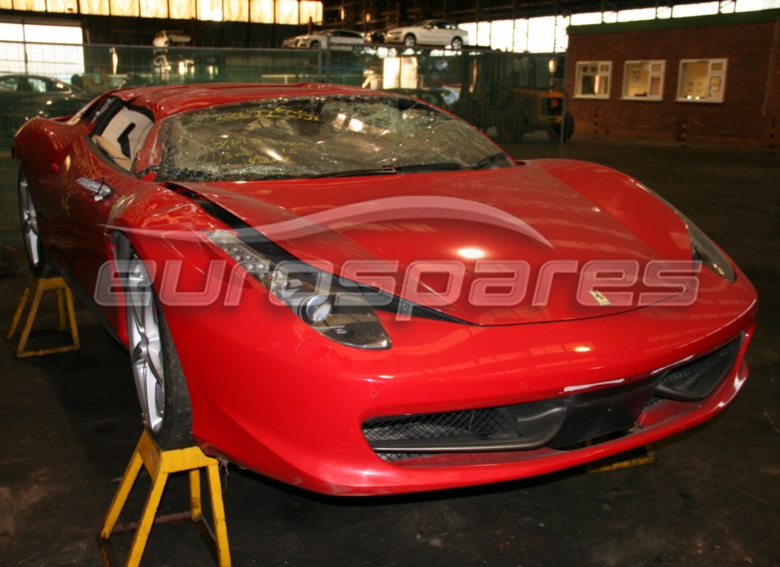 ferrari 458 spider (europe) with 2,200 miles, being prepared for dismantling #2