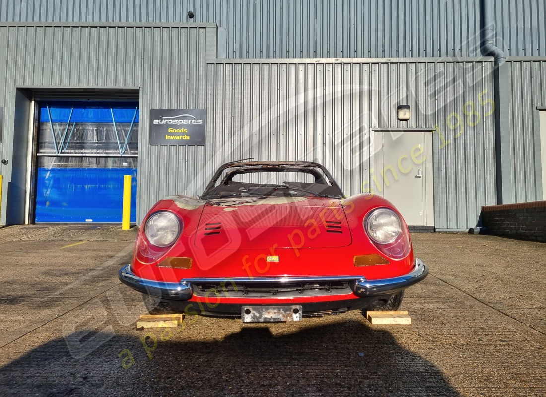 ferrari 246 dino (1975) with 58,145 miles, being prepared for dismantling #8