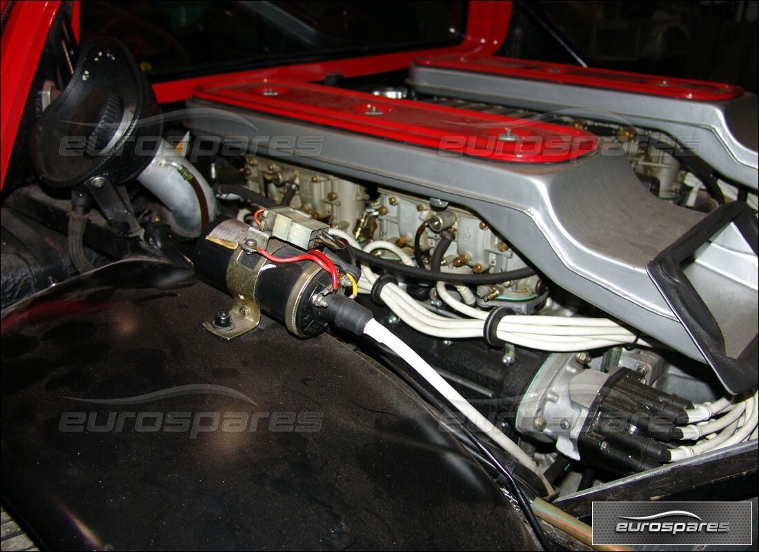 ferrari 512 bb with 15,936 miles, being prepared for dismantling #10