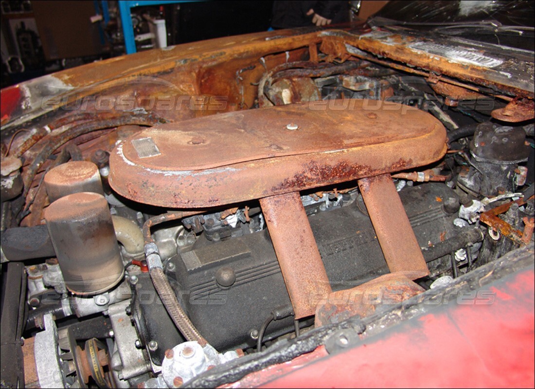 ferrari 365 gt 2+2 (mechanical) with unknown, being prepared for dismantling #4
