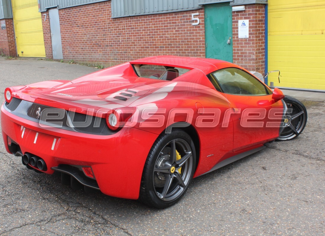 ferrari 458 spider (europe) with 2,793 miles, being prepared for dismantling #4