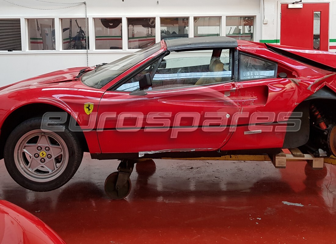 ferrari 328 (1988) with 29,660 kilometers, being prepared for dismantling #2
