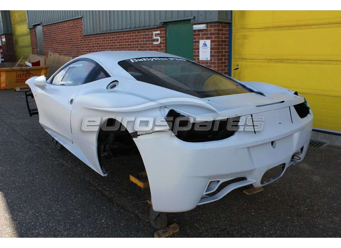 ferrari 458 challenge with unknown, being prepared for dismantling #4