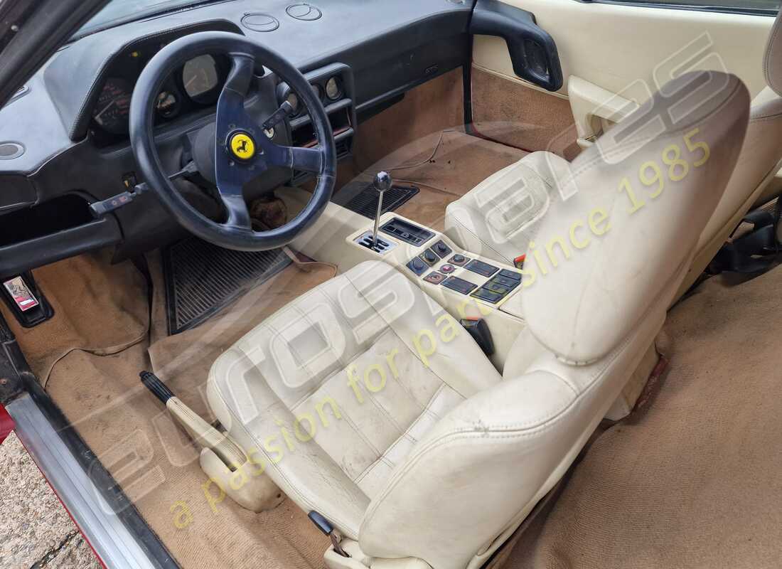 ferrari 328 (1985) with 28,673 kilometers, being prepared for dismantling #9