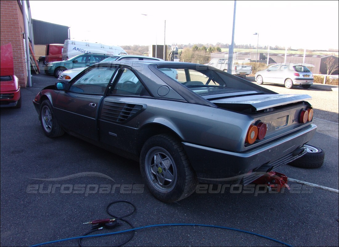 ferrari mondial 3.2 qv (1987) with 74,889 miles, being prepared for dismantling #5