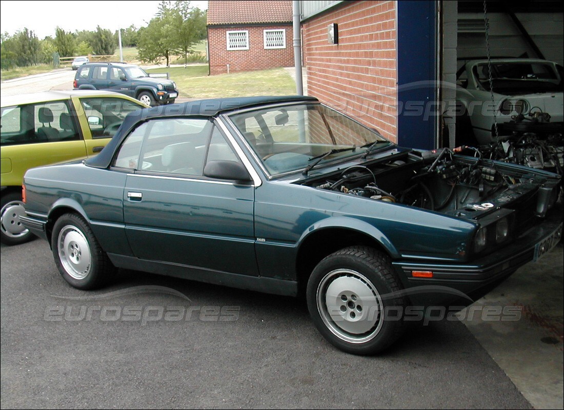 maserati biturbo spider with unknown, being prepared for dismantling #4