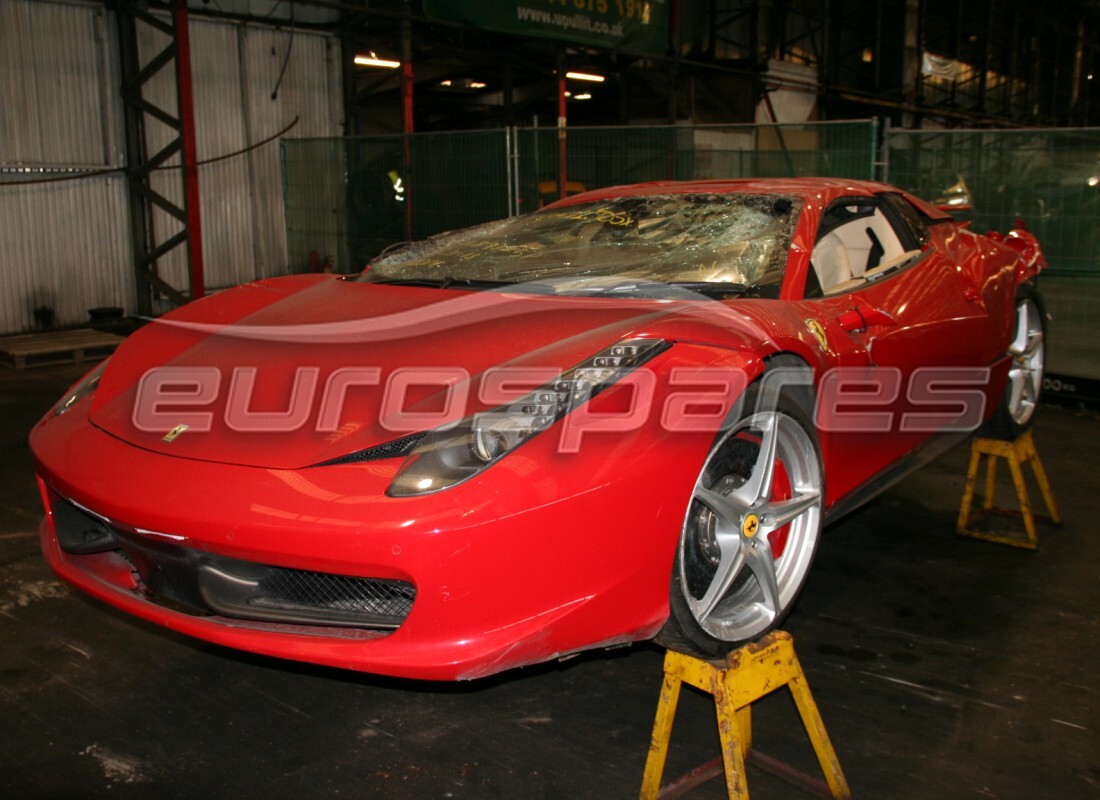ferrari 458 spider (europe) with 2,200 miles, being prepared for dismantling #1