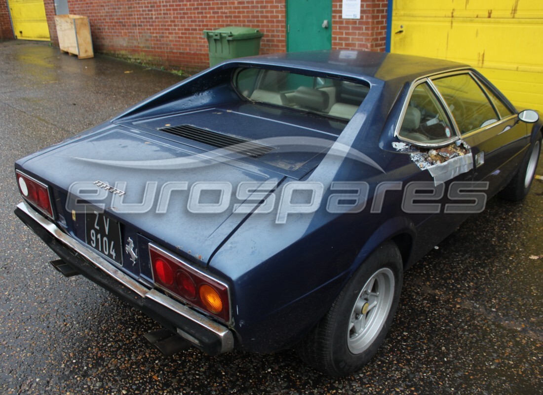 ferrari 308 gt4 dino (1979) with 37,003 miles, being prepared for dismantling #4