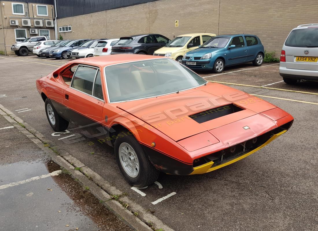 ferrari 308 gt4 dino (1976) with unknown, being prepared for dismantling #7