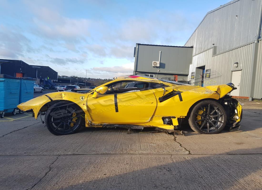 ferrari 488 pista with 482 miles, being prepared for dismantling #2