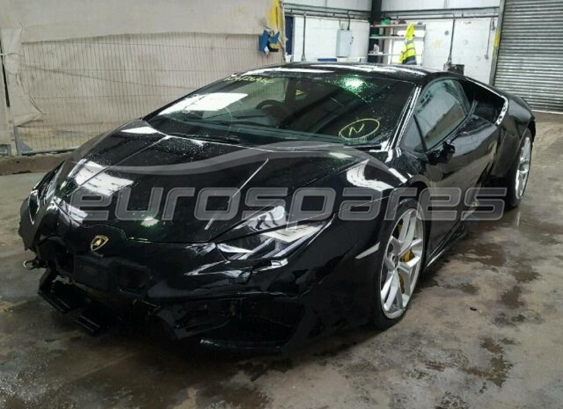 lamborghini lp580-2 coupe (2016) with 1,411 miles, being prepared for dismantling #1