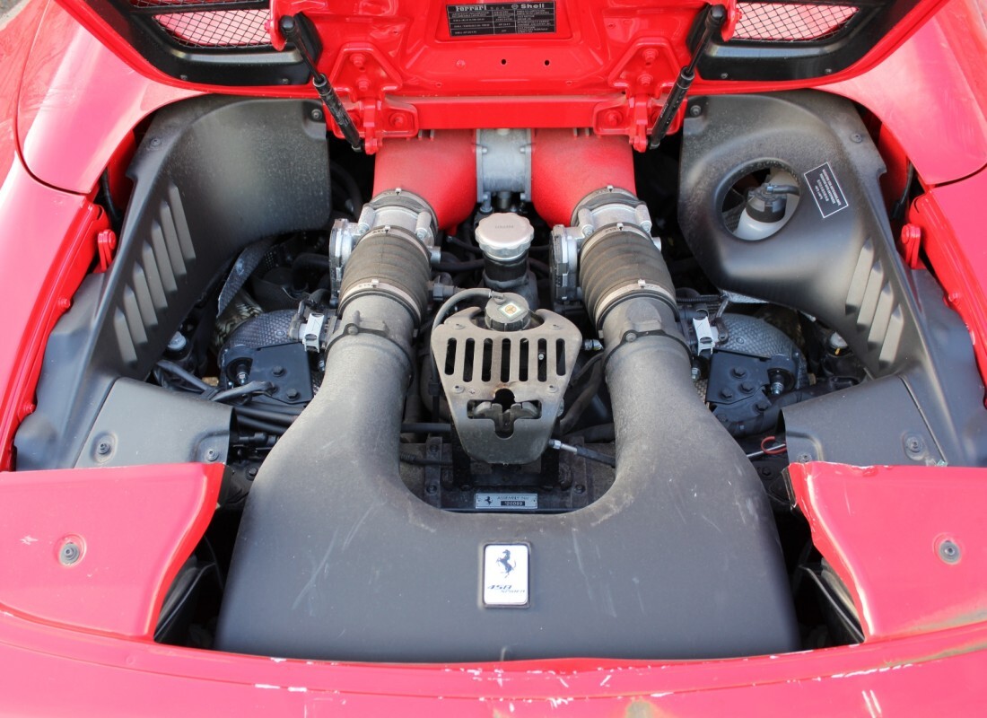 ferrari 458 spider (europe) with 869 miles, being prepared for dismantling #6