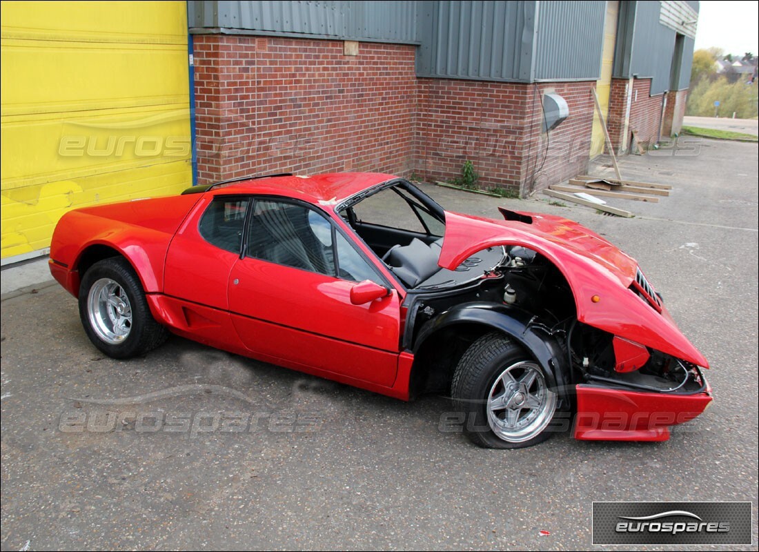 ferrari 512 bb with 15,936 miles, being prepared for dismantling #2