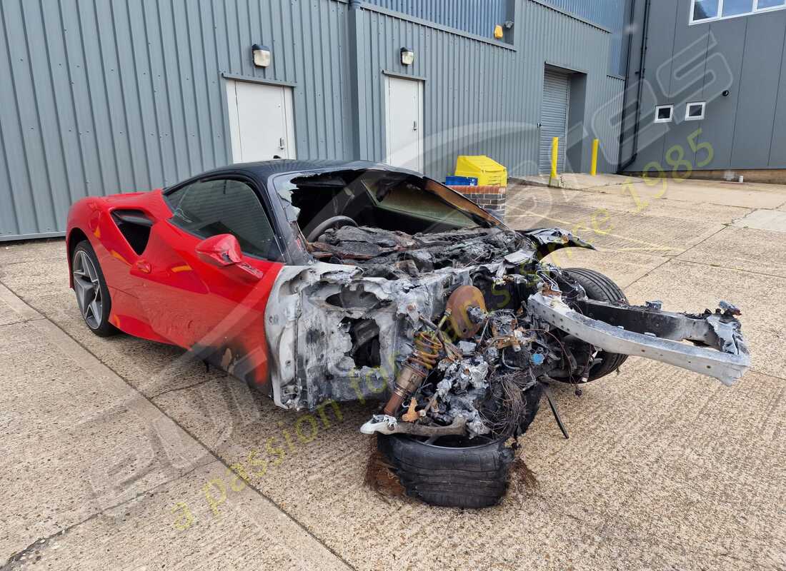 ferrari f8 tributo with 973 miles, being prepared for dismantling #7