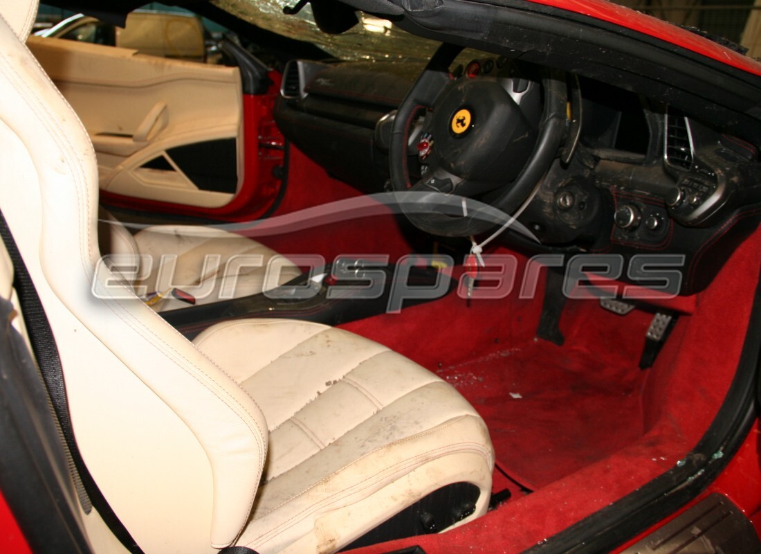ferrari 458 spider (europe) with 2,200 miles, being prepared for dismantling #7