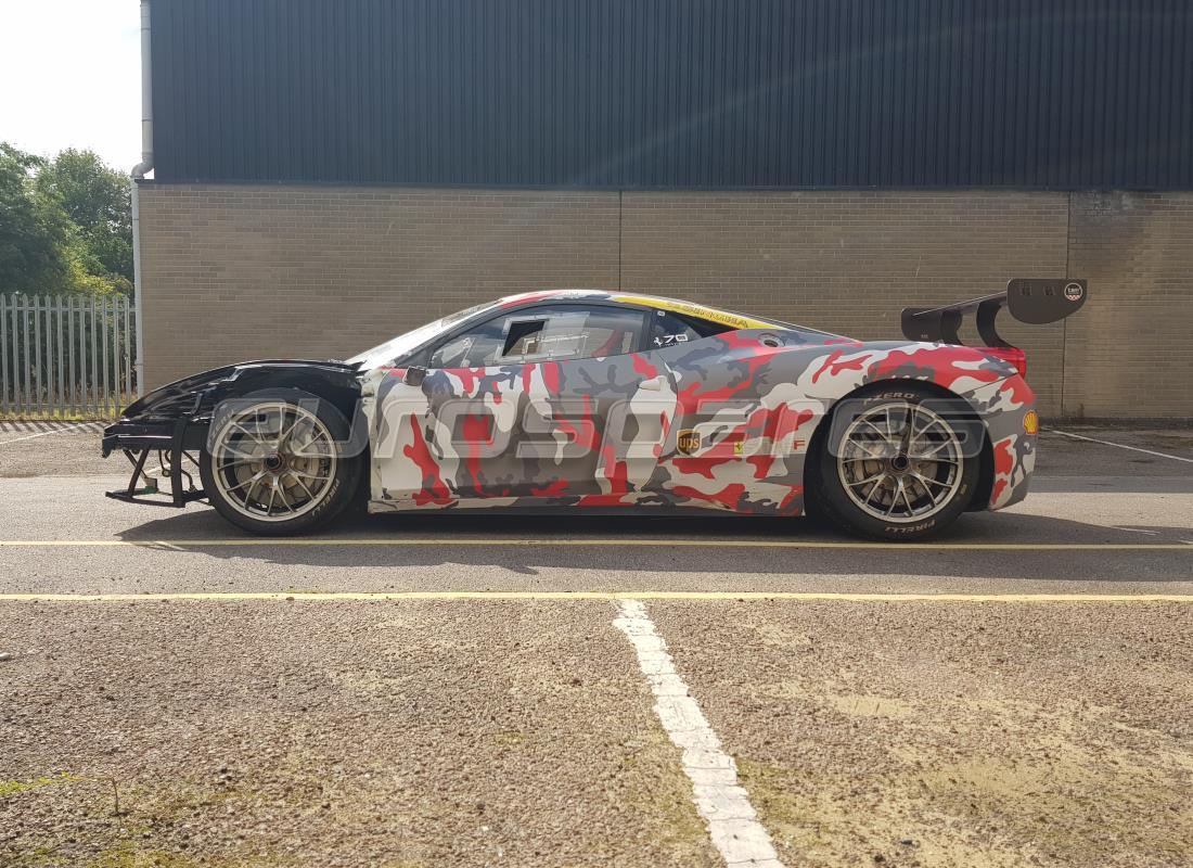 ferrari 458 challenge with unknown, being prepared for dismantling #2