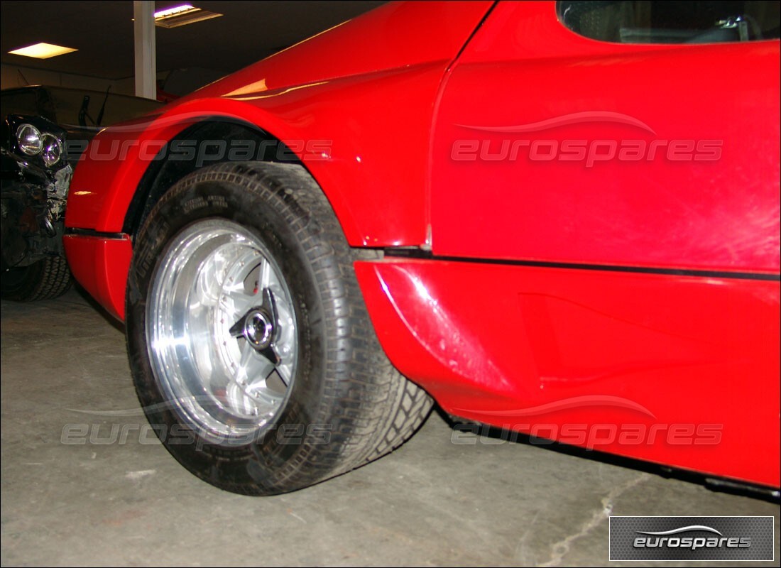 ferrari 512 bb with 15,936 miles, being prepared for dismantling #6