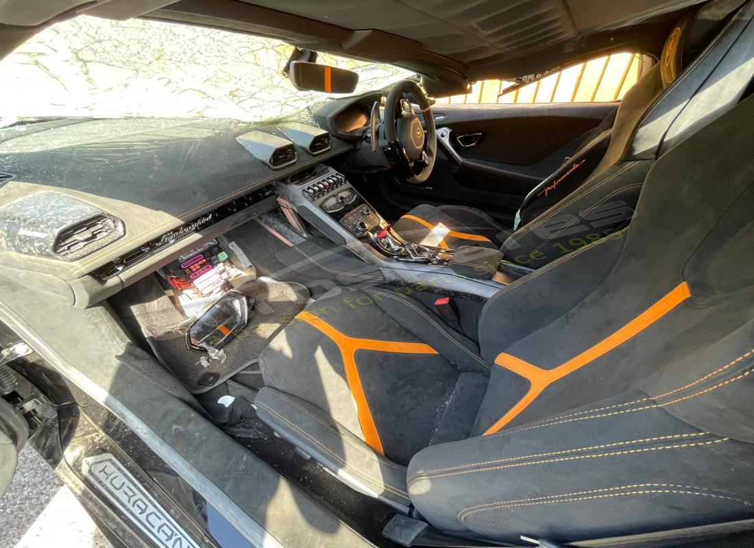 lamborghini performante spyder (2019) with 1,589 miles, being prepared for dismantling #8