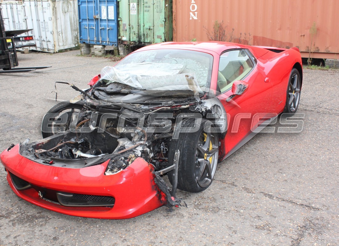 ferrari 458 spider (europe) with 2,793 miles, being prepared for dismantling #1