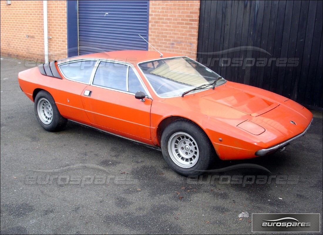 lamborghini urraco p250 / p250s with 45,370 miles, being prepared for dismantling #1