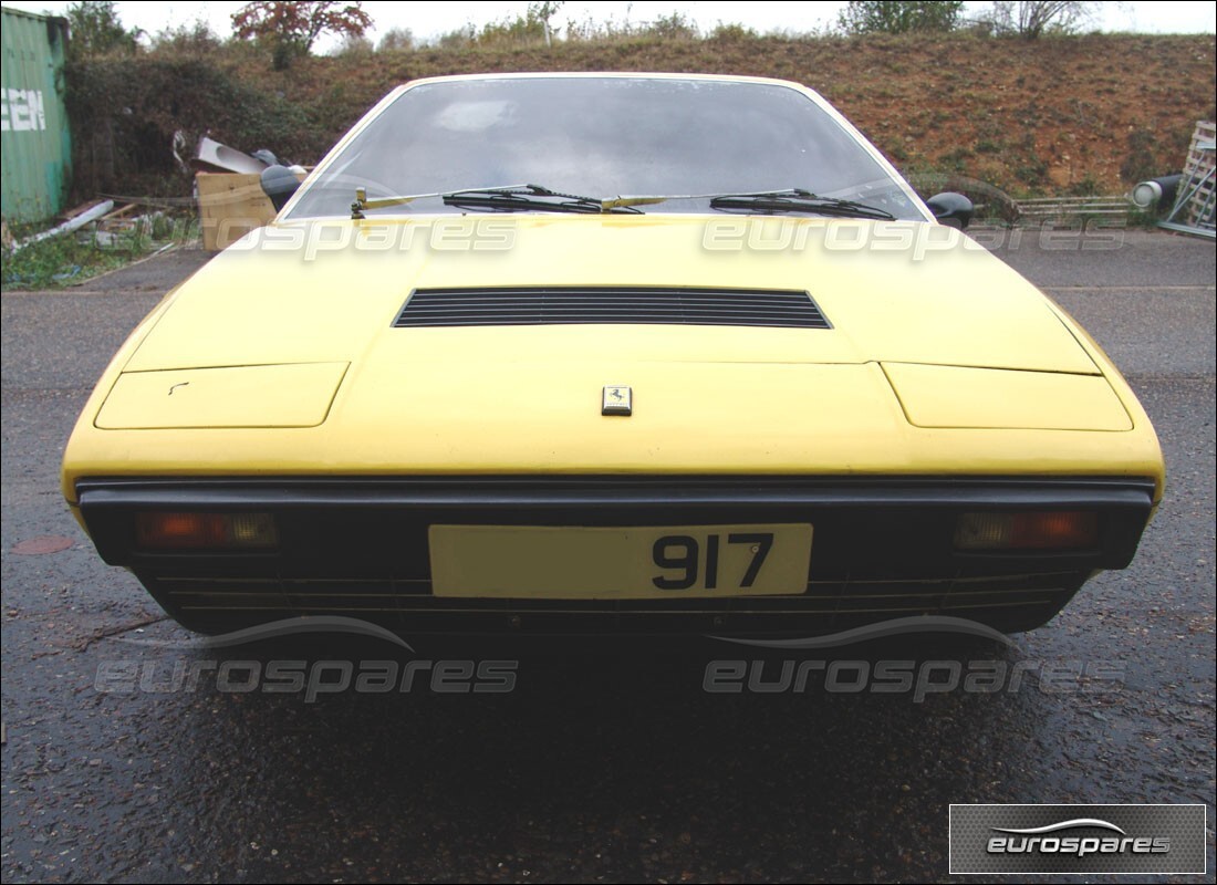 ferrari 308 gt4 dino (1976) with 26,000 miles, being prepared for dismantling #4