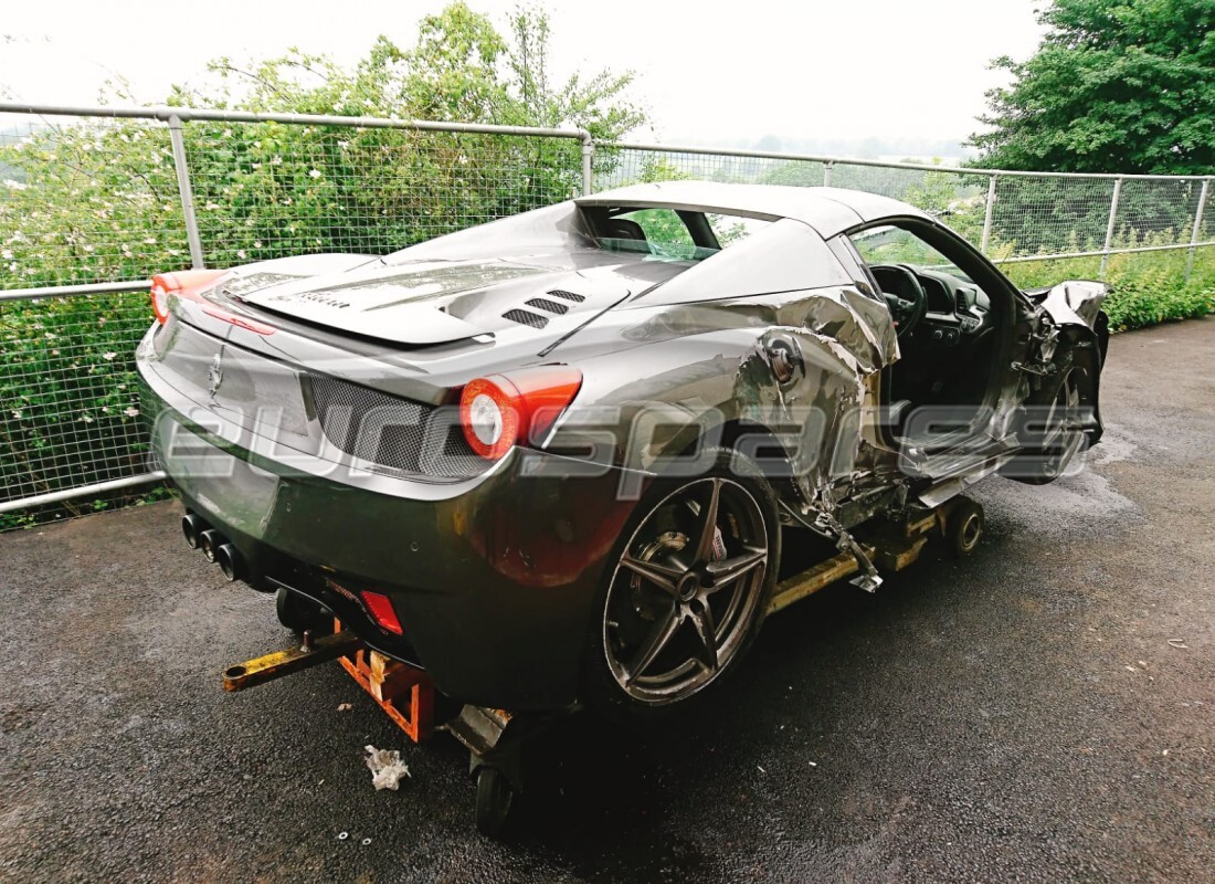 ferrari 458 spider (europe) with 6,190 miles, being prepared for dismantling #3