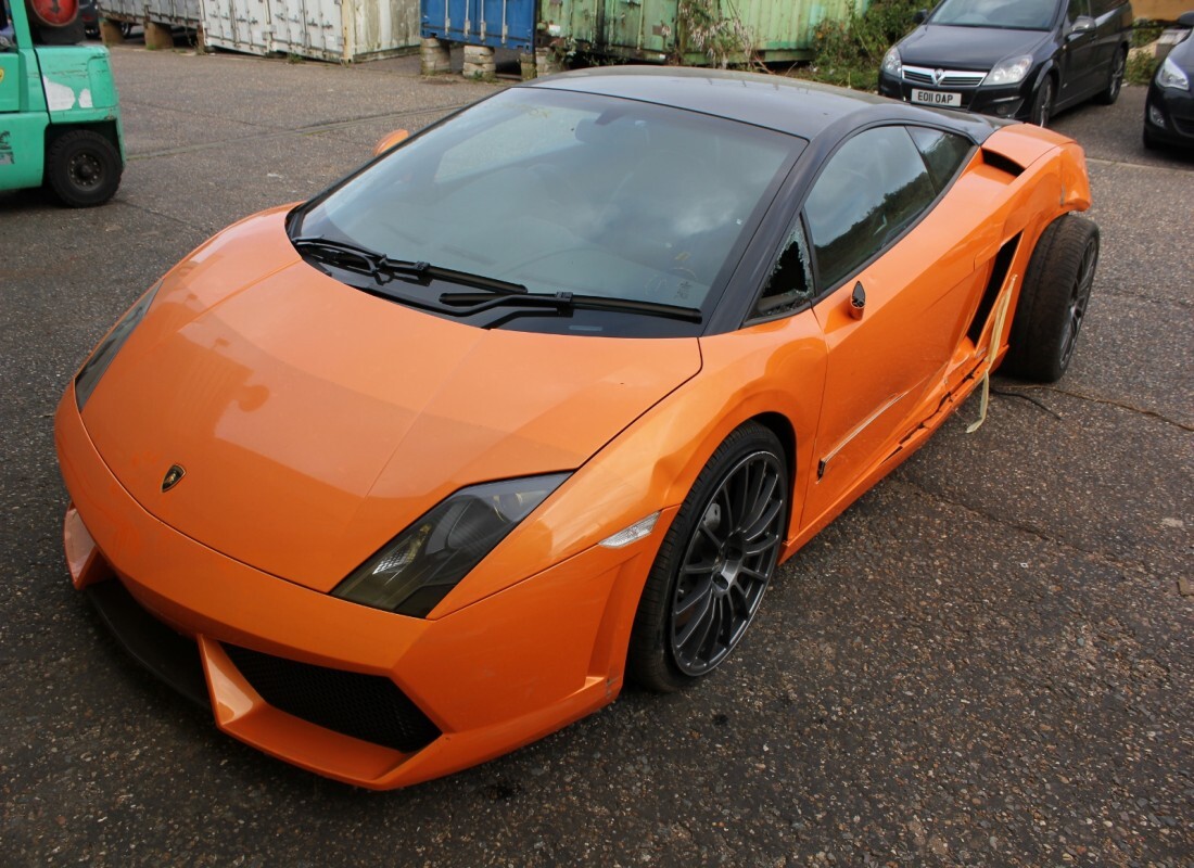 lamborghini lp560-4 coupe (2011) with 15,249 miles, being prepared for dismantling #2