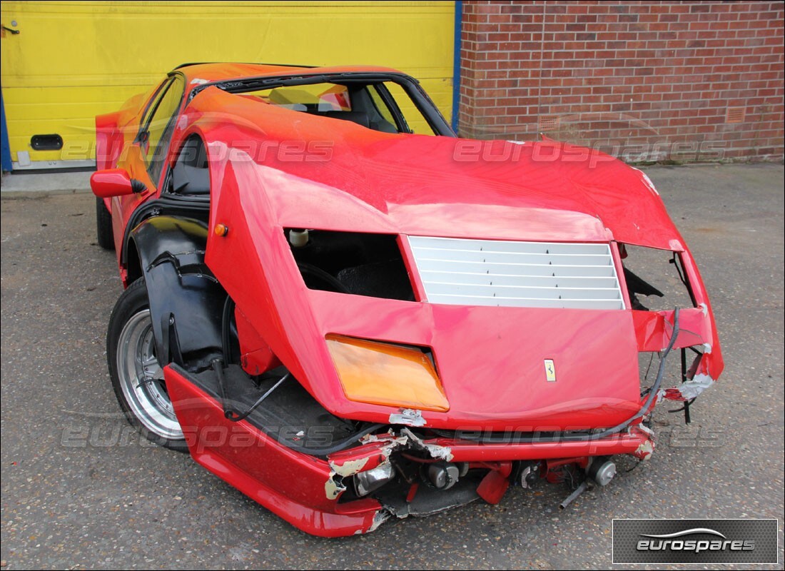 ferrari 512 bb with 15,936 miles, being prepared for dismantling #3