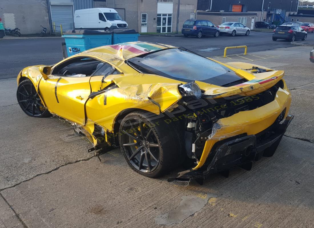 ferrari 488 pista with 482 miles, being prepared for dismantling #3