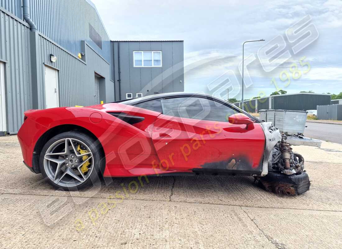 ferrari f8 tributo with 973 miles, being prepared for dismantling #6