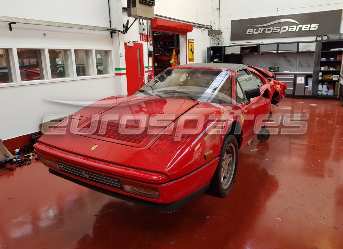 ferrari 328 (1988) with 29,660 kilometers, being prepared for dismantling #1