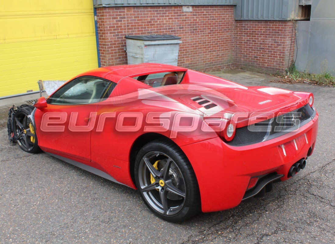 ferrari 458 spider (europe) with 2,793 miles, being prepared for dismantling #3